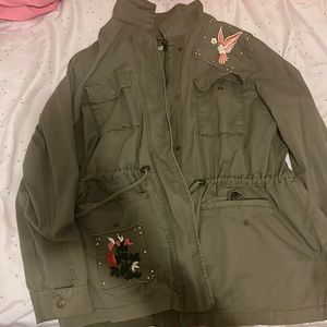 A young girl spring jacket